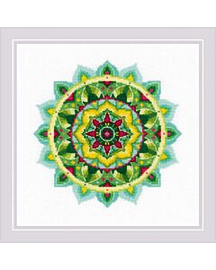 Borduurpakket Mandala van Riolis 1964 om te borduren.