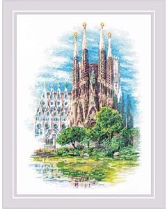 Riolis borduurpakket Sagrada Familia 2098 telpatroon