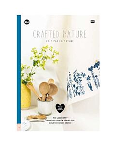Rico Design borduurboek Natuur - Crafted Nature Nr.166 met borduurpatronen