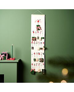 Rico Design borduurpakket adventskalender kinderen 100477 voorbedrukt incl. posterhanger