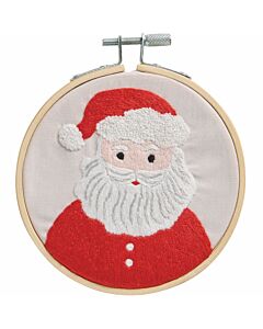 Rico Design borduurpakket kerstman 100466 voorbedrukt incl. borduurring