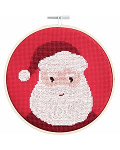 Rico Design borduurpakket kerstman 100481 telpatroon incl. borduurring