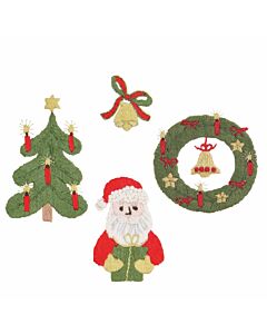 Rico Design plak en stik kerst vrij borduren