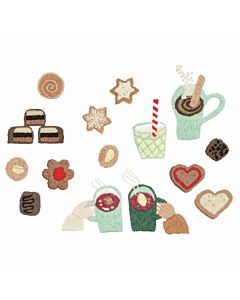 Rico Design plak en stik koekjes momentje vrij borduren