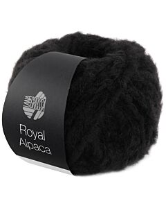 Lana Grossa Royal Alpaca kleur 14 (zwart)