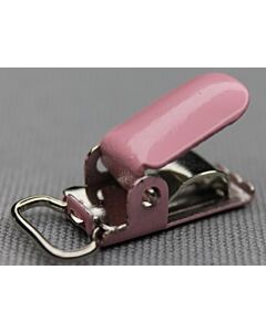 Bretelclips in het roze