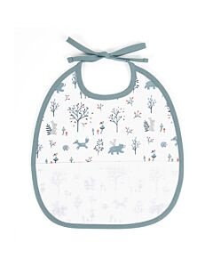 DMC slabbetje turquoise voor 6 maanden RS2691 om te borduren (25x30cm)