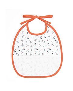 DMC slabbetje oranje voor 6 maanden RS2692 om te borduren (25x30cm)