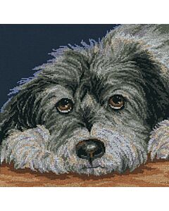 Borduurpakket  dog melancholy om te borduren van Rto m413