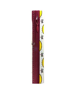 Opti S43 blinde rits 20cm kleur 750 rood 4mm niet deelbaar in de lengte 20 t/m 60cm. 