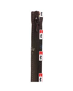 Opti S43 blinde rits 60cm kleur 881 bruin 4mm niet deelbaar in de lengte 20 t/m 60cm. 