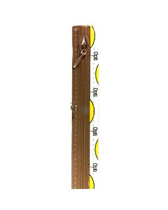 Opti S43 blinde rits 60cm kleur 750 rood 4mm niet deelbaar in de lengte 20 t/m 60cm. 