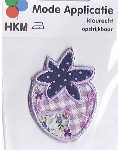 Lila aardbei applicatie