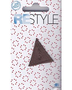 Bruine driekhoek applicatie