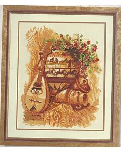 Borduurpakket stilleven telwerk op linnen van Vervaco 