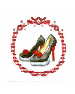 borduurpakket zwarte pumps van vervaco pn-0147020 