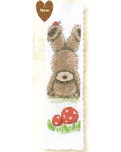 Boekenlegger beer met paddestoelen van Vervaco  is een telpakket 