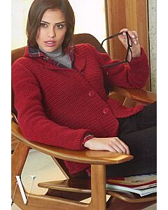 Lana Grossa vest met revers breien van Bingo