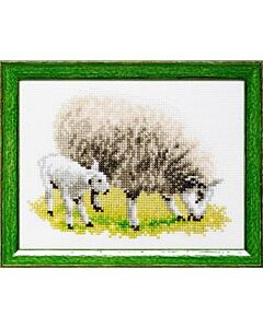 Borduurpakket schaapjes van pako 210.899