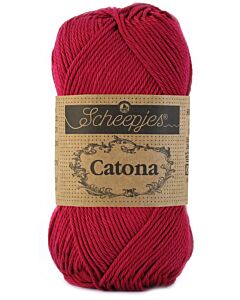 Catona katoen van Scheepjes kl.517 ruby katoen