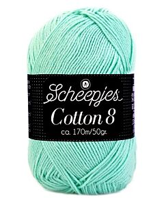 Scheepjes cotton 8, kl.663 groen