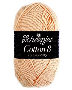 Scheepjes cotton 8, kl.715 zalm