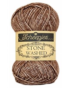 Stone Washed van Scheepjeswol, kl.822 brown agate