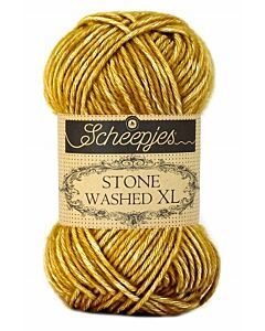 Wol Stone Washed XL kleur 849 oker van Scheepjes 