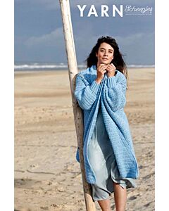 Scheepjes eb en vloed vest haken van Chunky Monkey uit Bookazine 13