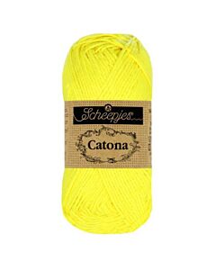 Scheepjes Catona kl.601 neon geel