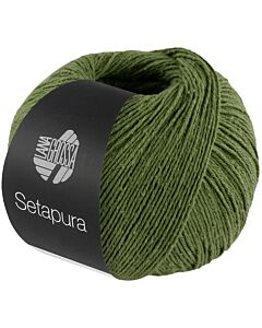 Lana Grossa Setapura kleur 23 (blauw)
