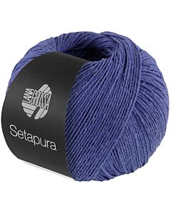 Lana Grossa Setapura kleur 23 (blauw)
