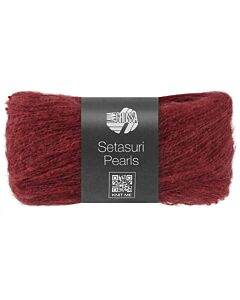 Lana Grossa Setasuri Pearls kl.205 donkerrood