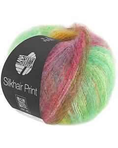 Lana Grossa Silkhair Print kleur 421
