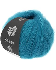 Lana Grossa Silkhair kl.23 aqua blauw