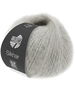 Lana Grossa Silkhair kl.184 (zilvergrijs)