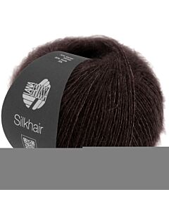 Lana Grossa Silkhair kl.209 donkerbruin