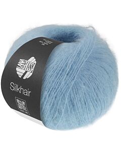 Lana Grossa Silkhair kl.184 (zilvergrijs)