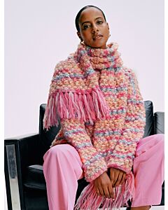 Lana Grossa sjaal breien van Lala Berlin Smoothy& Buffy (AB 12, m20)