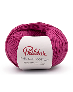 Phildar Phil Soft Cotton kleur Vermillon (oranje/rood)
