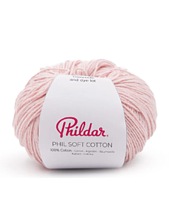 Phildar Phil Soft Cotton kleur Vermillon (oranje/rood)