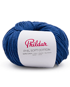 Phildar Phil Soft Cotton kleur Lie de vin (paars)