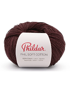 Phildar Phil Soft Cotton kleur Vermillon (oranje/rood)