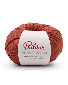 Phildar Phil Soft Cotton kleur Terrecotta | C.R. Couture