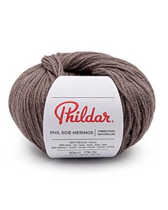 Phildar Phil Soie Merinos kleur Chocolat Noir (bruin)