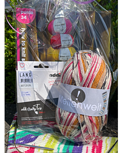 Sokken starters pakket met Addi Crasy Trio