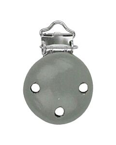 Houten speenclip - grijs