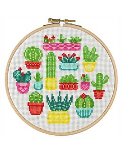 Stitchonomy borduurpakket cactus 291011 borduren