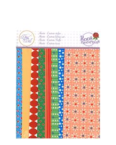 Stoffenset  Floral Squares voor poppenkleding Dress your doll