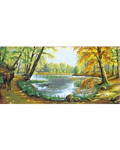 stramien in het bos om te borduren van Margot 173.3094